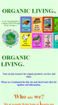 Mobile Screenshot of organicliving.com