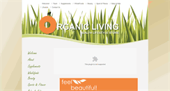 Desktop Screenshot of organicliving.co.za